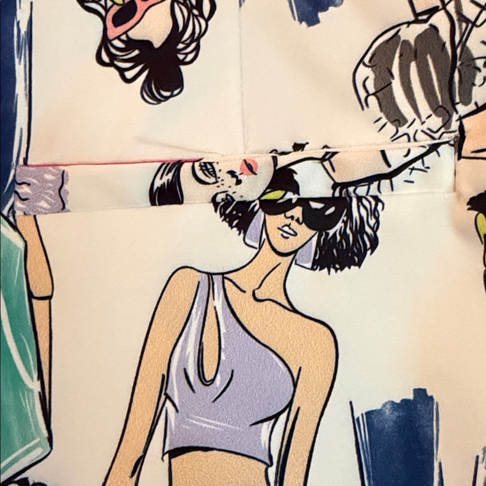 The OVI Fashion Print Shorts - Picture 6 of 10